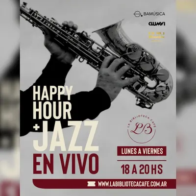 Happy hour: jazz en vivo